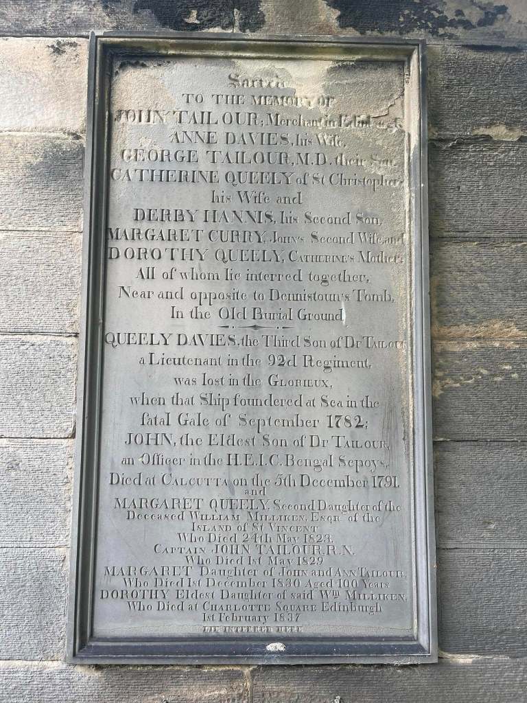 The Tailour Family Memorial&nbsp;Stone